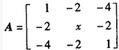 的特征值为-4，5，y，则x，y分别等于（）．