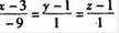 曲面3x2+y2-z2=27在点（3，1，1）处的法线方程为（）．