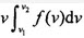 设某种理想气体的麦克斯韦分子速率分布函数为f（ν），则速率在ν1～ν2区间内分子的平均速率表达式为（