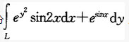 曲线积分，其中L是从A（0，0）沿y=sinx到点B（π／2，1）的曲线段，则其值是：（）