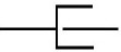 船舶管系中常用的连接件，螺纹接头在零件图中用（)符号表示。