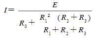 绘图题：画出符合下列I计算式的电路图。	（1）当S断开时；	（2）当S合上时。