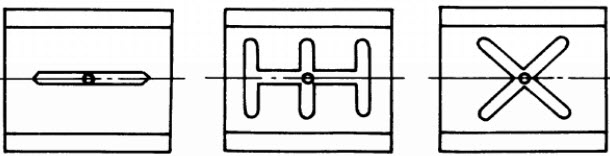 如图所示，滑动轴承轴瓦上开孔的目的是为了（）