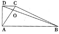 如图，在四边形ABCD中，AC与BD相交于O点，∠ADC=∠BAD=90°，ACOD的面积为1.5，