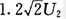	题28图所示倍压整流电路中，设，U0约为（）。	A. ['B. 2U2C. 1.2U2D. 