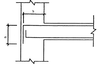 下图所示一框架结构中间层的端节点，抗震等级为二级，柱截面尺寸为450mm×450mm，混凝土强度等级