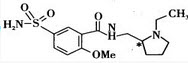 化学结构如下药物的药名为（）。