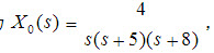 输出量拉氏变换为用终值定理求得其的稳态值为（）