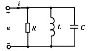 如图所示，在R，L，C元件串联电路中，施加正弦电压u，当XL＞Xc时，电压u与i的相位关系应是μ（)