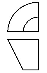 作图题：补画下列几何体的第三面视图）	