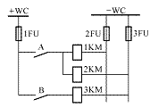 绘图题：绘出图E-71所可能产生寄生回路的条件及寄生电流的流向。	