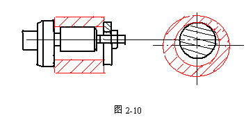 有一批套筒类工件，以圆孔在圆柱形轴上定位车外圆，如图2-10。要求保证内外同轴度公差为φ0.06mm