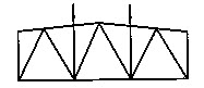 计算题：车间屋架上的竖杆如图所示，采用圆钢制作，圆钢的许用应力为[σ]=1600kgf/cm2.其直
