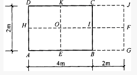 基础面上角点A点下深度z=2m深度处的附加应力值（kPa）最接近下列（）项。