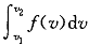 设某种理想气体的麦克斯韦分子速率分布函数为f（v），则速率在v1→v2区间内分子的平均速率v表达式为
