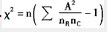 A. v=（r-1）（c-1）B. 可用于构成比的比较C. 可用于计数资料的关联性分析D. 不适用于