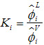 如果体系的汽相为理想气体，液相为非理想溶液；则相平衡常数可以简化表示为（）