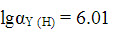 当pH=5.0时EDTA的酸效应系数是（）。
