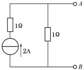 将图示的二端网络等效化简为一个电压源Us和一个电阻R0串联的最简网络，则Us和R0分别为（）。