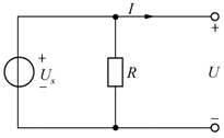 电路如图所示，Us为独立电压源，若外电路不变，电阻R下降会引起（）。