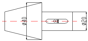 将下列技术要求正确标注到零件图上	1、Ф40锥轴的圆度公差0.02；	2、Ф20轴的轴线直线度公差Ф