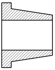将下列精度要求标注在图样上。	（1）内孔尺寸为Φ30H7，遵守包容要求；	（2）圆锥面的圆度公差为0