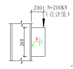 验算图示承受静力荷载的连接中脚焊缝的强度。[图]，其他...	验算图示承受静力荷载的连接中脚焊缝的强