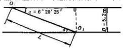 在线间距为5.2m的平行直线线路之间，欲铺设两组9号单开道岔，组成一平行线间的单渡线，试计算两道岔中