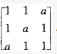 （2011）设3阶矩阵A=，已知A的伴随矩阵的秩为1，则a=（）