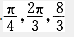 （2006）一平面谐波的表达式为y=0.03cos（8t+3x+π/4）（SI），则该波的频率ν（H