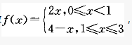 （2008）函数，在x→1时，f（x）的极限是：（）