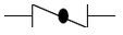 在下列PLC图形符号中，表示控制阀体为球阀的是（）