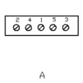 按图所示的数字顺序依次分步对螺钉进行紧固或拆卸，下列选项中顺序不正确的是（）。