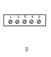 按图所示的数字顺序依次分步对螺钉进行紧固或拆卸，下列选项中顺序不正确的是（）。