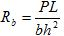 水泥砼抗折强度试验中，计算公式中Bh数值是（）。