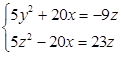 下面的方程组中，不能描述曲线的为（）.