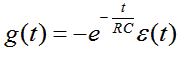 如图所示RC电路中，求电容电压的阶跃响应为（） 
