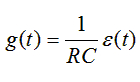 如图所示RC电路中，求电容电压的阶跃响应为（） 