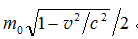 在参照系S中，有两个静止质量都是的粒子A和B，分别以速度v 沿同一直线相向运动，相碰撞后合在一起成为