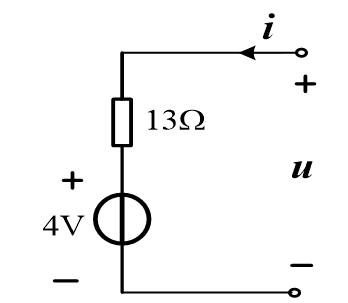电路如图所示，a、b端口间的戴维宁等效电路为（）。 