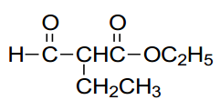 通过 与丁酸乙酯在乙醇钠作用下发生Claisen酯缩合，可以合成下列化合物： 