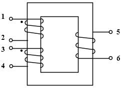 图4所示一台变压器有两个原绕组，两个原绕组均承受110V电压，如果接到220V的电源上，则两个原绕组