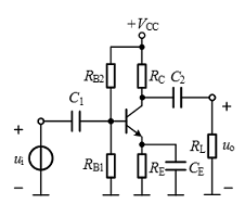 放大电路如图所示，CE的主要作用是（） 