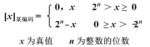 原码是机器数中最简单的一种形式，符号位为0表示整数，符号位为1表示负数，数值位即是真值的绝对值，故原