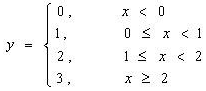 分段函数：,下面程序段中正确的是__________。