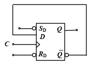 触发器如图1所示，可以制定该触发器状态为（）。  图1