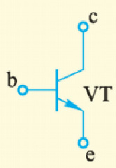 下图所示为某三极管的电路符号，则此三极管为（）。 