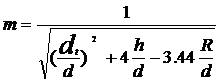 有凸缘圆筒形件的拉深系数 ，从上式可以看出参数 _____A_____对拉深系数影响最大。A、B、h
