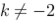 如果齐次线性方程组  有非零解，k 应取什么值？A、k=-2或k=1B、k=2或k=1C、且D、k不