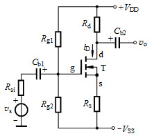 图示电路中的交流反馈属于_________，（电路中的电容对交流信号均可视为短路）。 